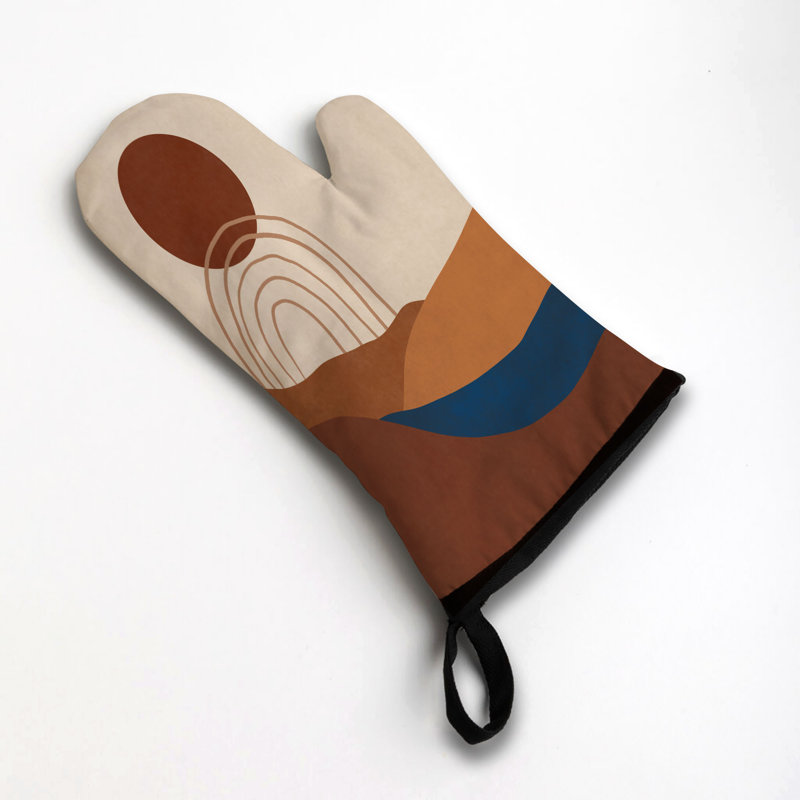 Freeform Boho Oven Mitt Cotton Twill