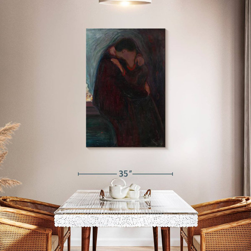 Hardie The Kiss Munch, H 24 po x l 16 po
