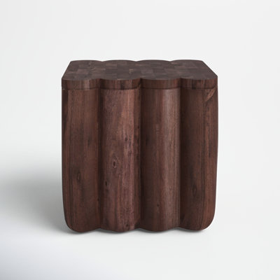 Arine Solid Wood End Table