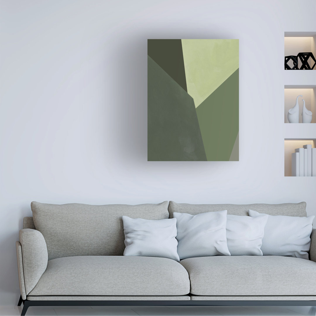 Sage Prism II by Jacob Green - Wrapped Canvas Graphic Art Wrought Studio™ 
