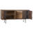 Judson 75" Mango Wood Sideboard w/ Iron Base, Medium Brown
