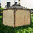 Alexander Dark Brown Double Roof Hardtop Gazebo with Curtain and Mosquito Netting-98229954