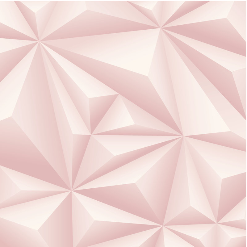Pink Polygon Background by TarapongS - Wrapped Canvas Print, 91cm H x 91cm W