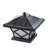 Solar Powered Integrated LED Post Cap Light Set of 2 for 4x4 Posts, Outdoor Fence Deck Lighting