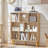 8 Cube Book Shelf,3 Tier Bookshelf With Legs, Modern Open Storage Organizer,Boho Bookcase,Display Cabinet Shelf Free Standing Bookshelves For Bedroom,Living Room,Office-579070878