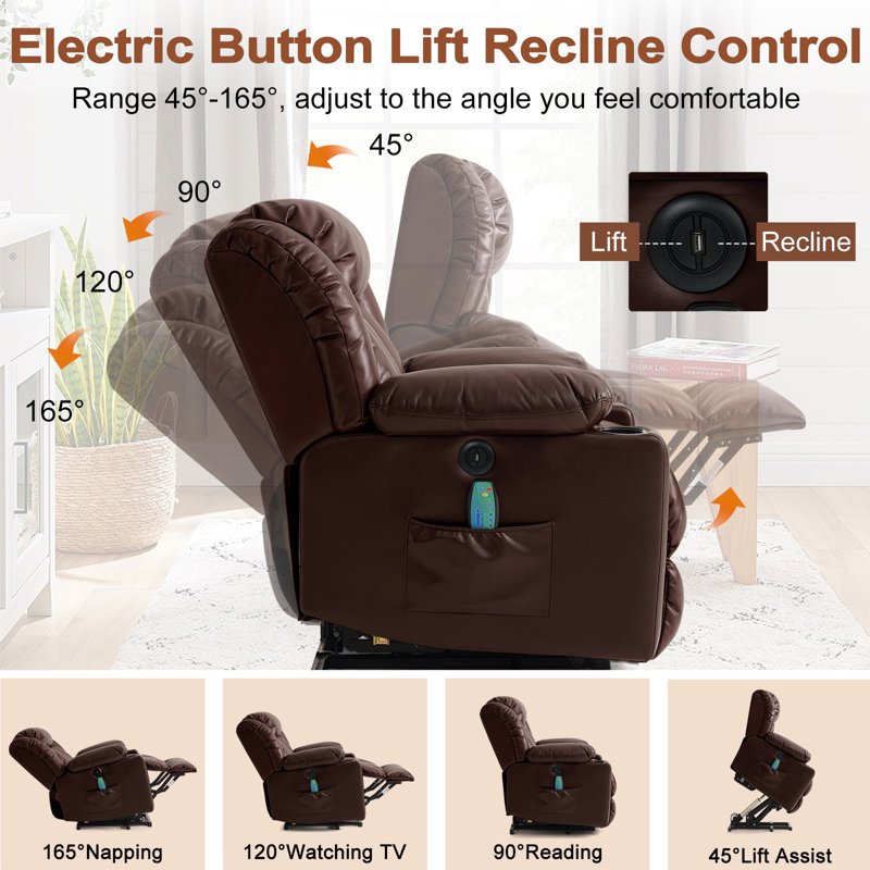 100cm Wide Lift Assist, Espresso