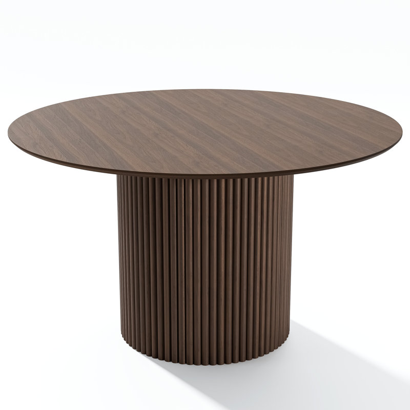 Table de salle à manger Maianh, H 30 po x L 52 po x l 52 po, Noyer