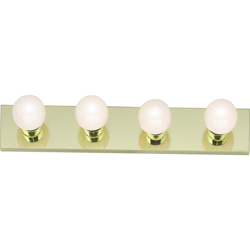 Caislin 4 - Light Dimmable Vanity Light, Polished Brass