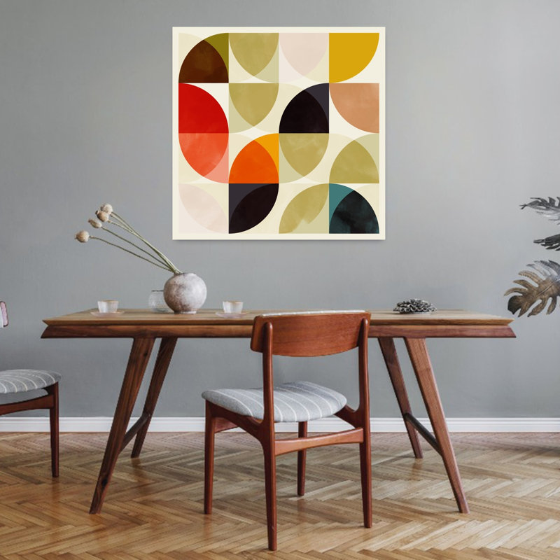 Art contemporain, art contemporain abstrait, H 32 po x l 32 po