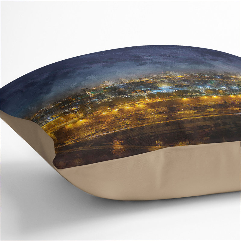 Square Cushion, 40cm H x 40cm W x 15cm D, Stone