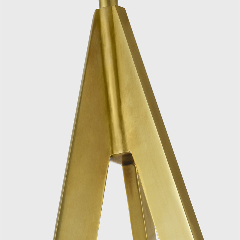 Barbara Barry Divina 20" Pendant with Alabaster, Soft Brass
