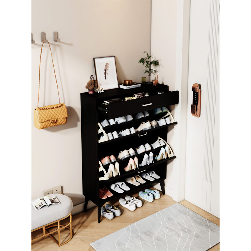 Shoe Cabinet, Black