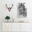 Sketch Of A Zebra In Abstract - Wrapped Canvas-55341091