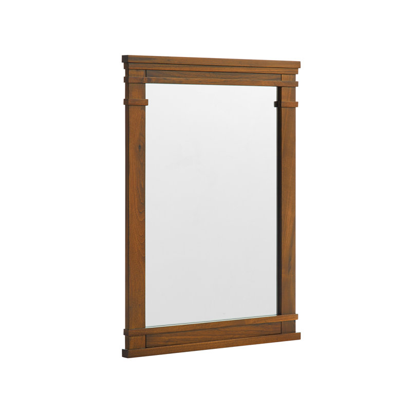 Lankford Wood Mirror, Walnut, 22 x 1.25 x 30