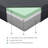 11inch Eastern  Green Tea Gel-Infused Memory Foam Mattress, Gray, Mattress in a Box-120620584