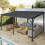 Abri et abri de jardin en acier durable (doit inclure le cadre), abat-jour de patio moderne