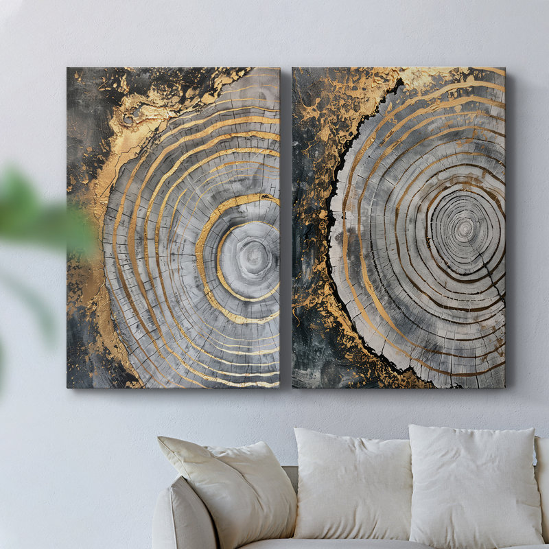 ABSTRACT Series CCXLI-Premium Gallery Wrapped Canvas -Ready to Hang, 18" H x 24" W