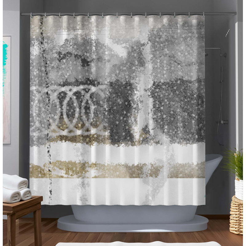 Abstract Shower Curtain