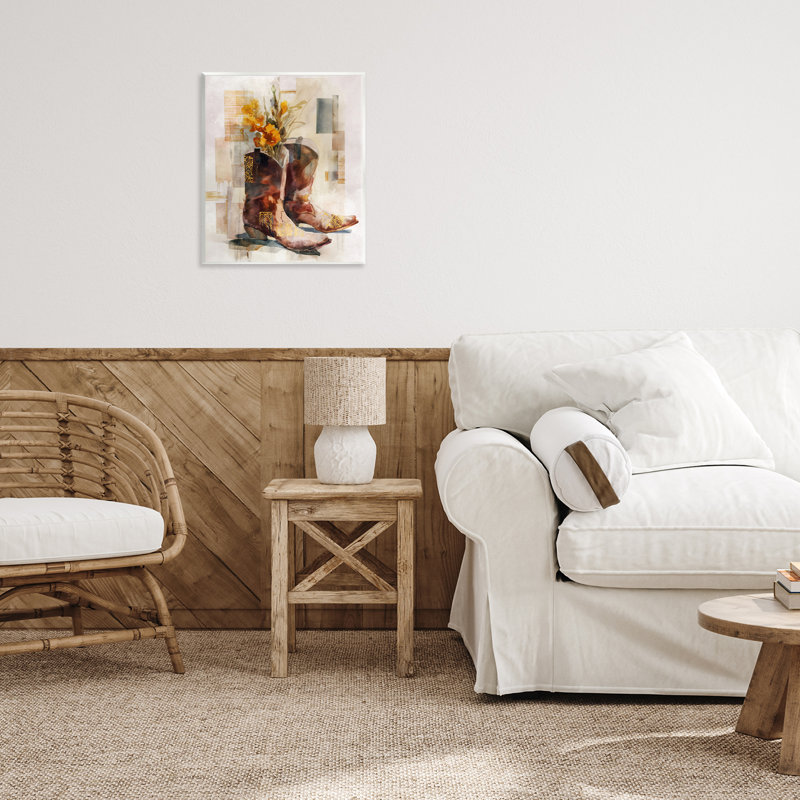 Plaque murale Western Roots & Blooms, design par Svetlana Aleynikova