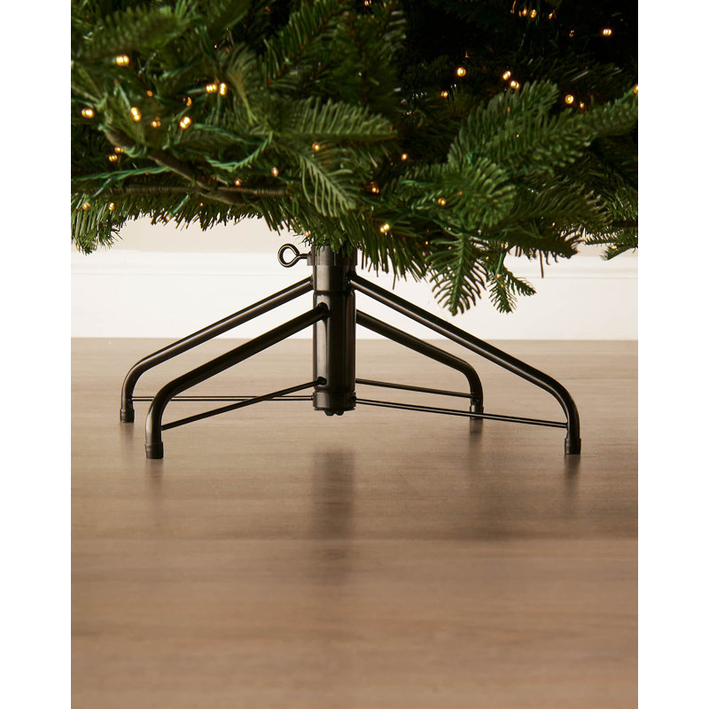 Lighted Artificial Christmas Tree, 7.5' H