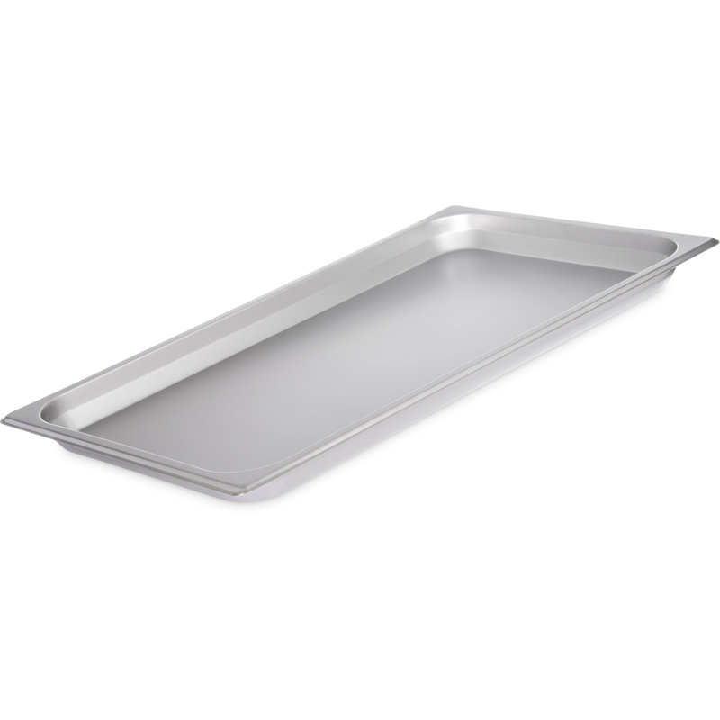 DuraPan ™ 4,2 pte Contenant alimentaire rectangulaire en acier inoxydable