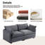 Redenius 76.8'' Upholstered Corduroy Reception Loveseat-98918135