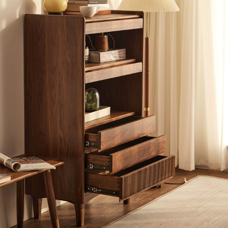 Armoire d'appoint ronde en verre