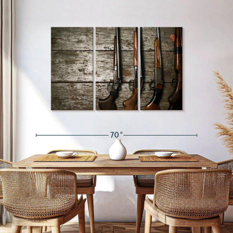 Senne Hunting Guns, 36" H x 57" W