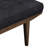 Grey And Oak Tufted Bench