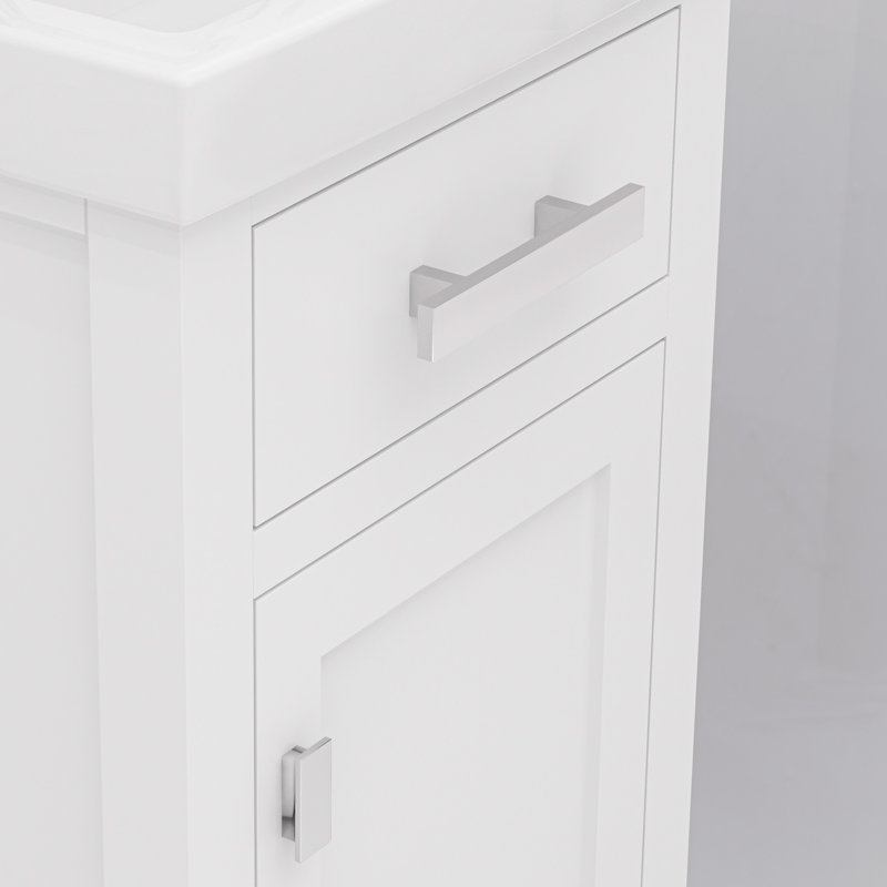 Ensemble de meuble-lavabo simple 18 po Caitlyn, Blanc