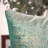 Bronzing Printed Velvet Collection Reversible Throw Pillow-1457637940