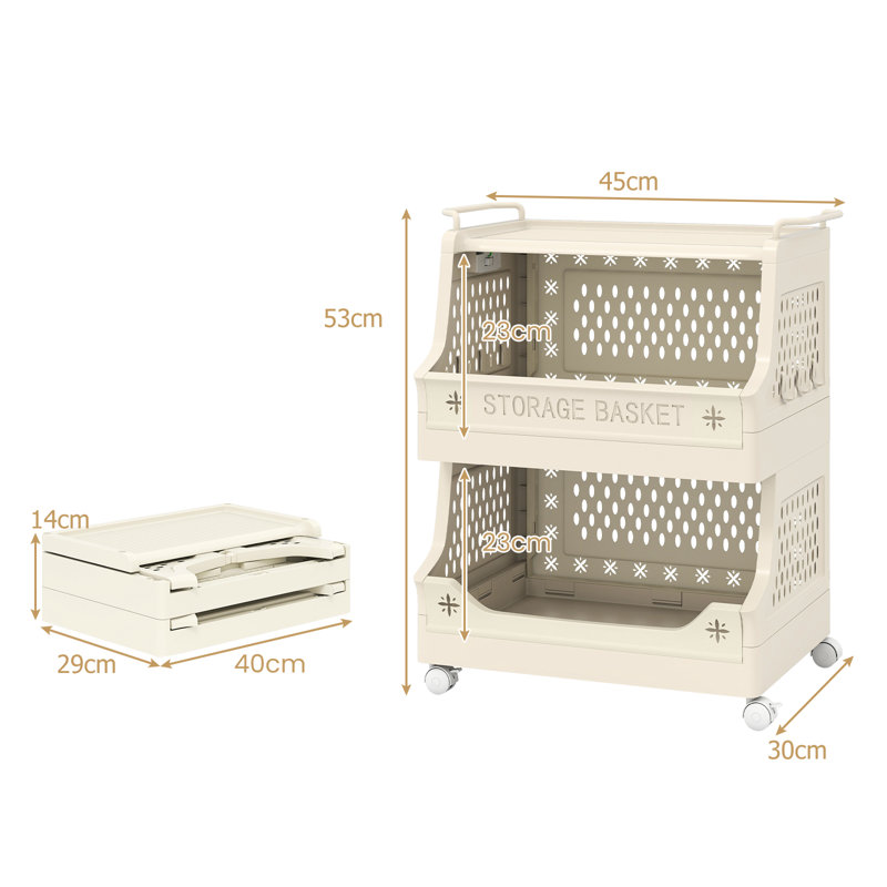 Laundry Hamper, 53cm H x 45cm W x 30cm D