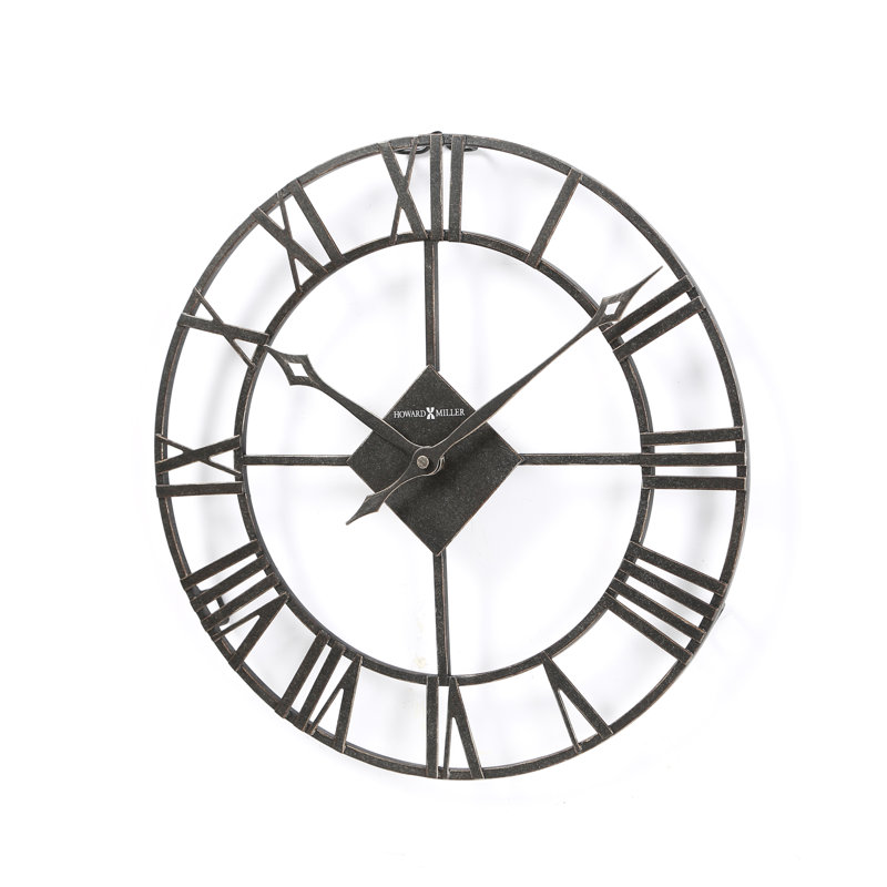 Lacy II Metal Skeleton Wall Clock