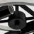 Devids 2 - Light 13'' Black and White Semi Flush Mount