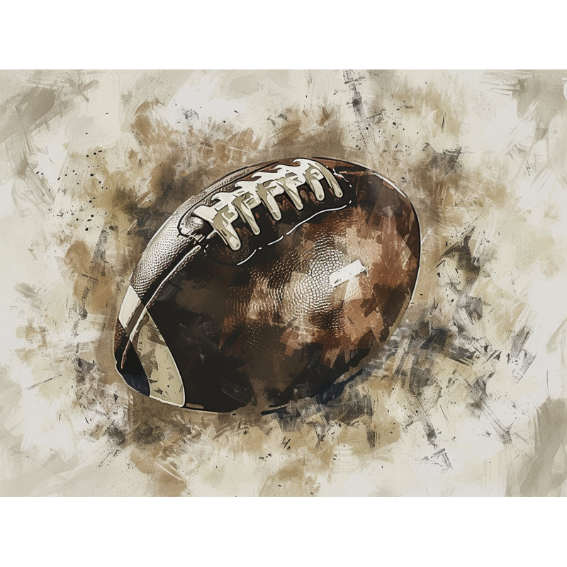 Jeté en molleton Football - Couvertures douces et chaudes - Jeté pour canapé, lit et chaises, L 60 po x L 80 po