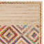 Tapis géométrique en jute / coton tissé à la main Bynum-26609330