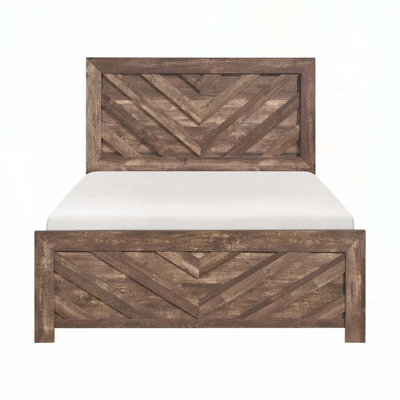 Structure de lit en bois massif Claudette