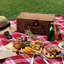 Wicker Picnic Basket For 2