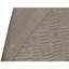 Tapis taupe en laine / coton fait à la main