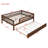 Full Size Daybed With Trundle And Fence Guardrails, Day Bed-1110067737-1110067736