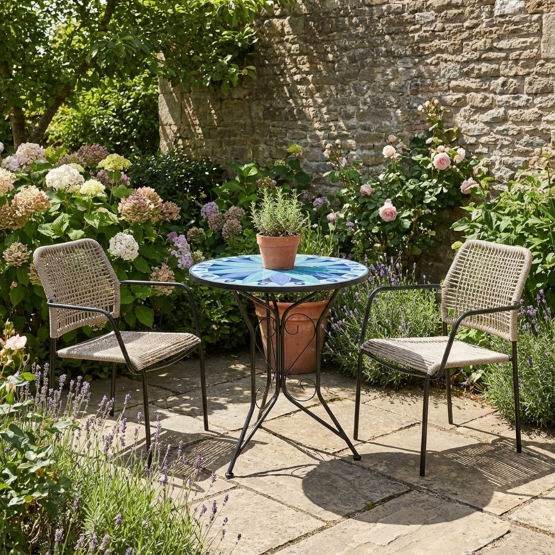 2 - Person Patio Dining Set with Round Table