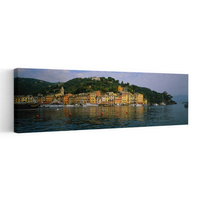 Arbre urbain, ville au bord de l'eau, Portofino, Italie