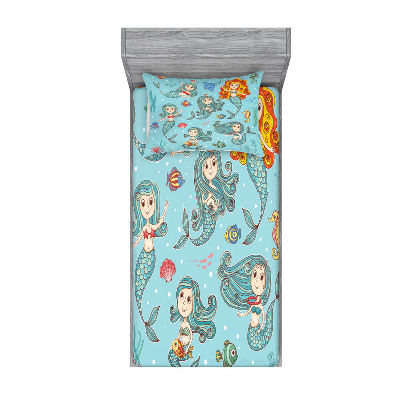 Microfiber Sheet Set, Twin Sheet + Fitted Sheet + 1 Pillowcase