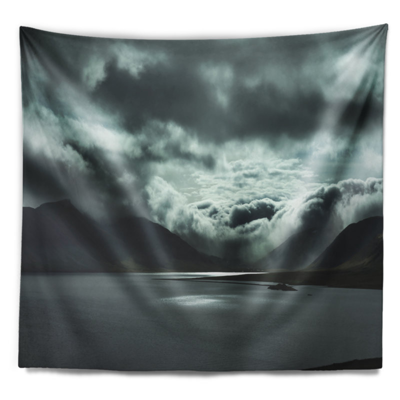 Tapisserie «Seashore Stormy Islande in the Summer», H 32 po x l 39 po