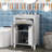24"Bathroom Vanity Combo With Ceramic Sink-734145257