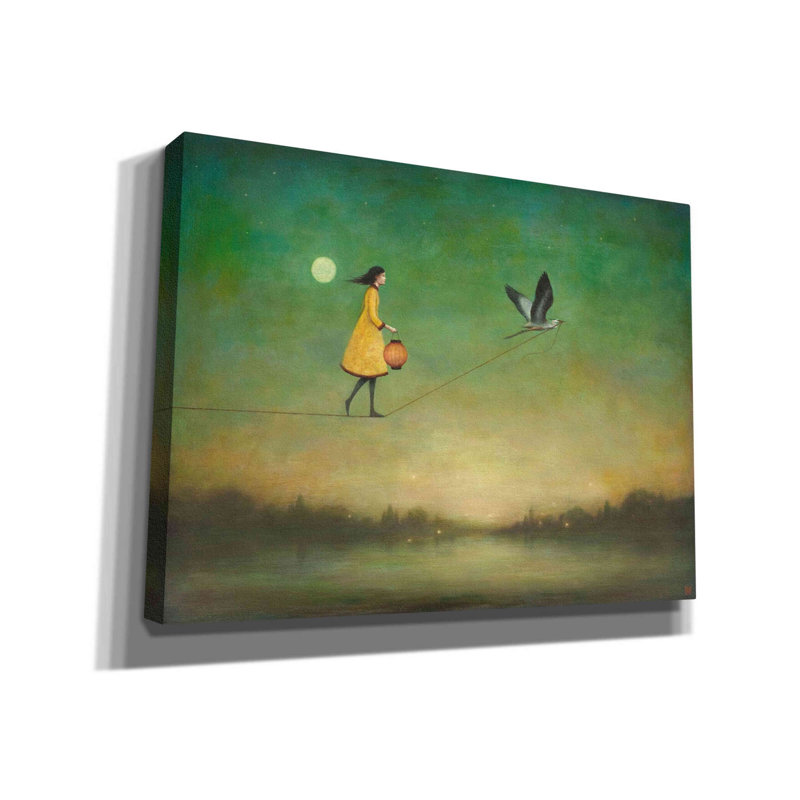 «Blue Moon Expedition» par Duy Huynh, art mural sur toile, H 40 po x l 54 po x P 0,75 po