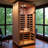 Low Emf One Person Wide Space Hemlock Double Doors Great Glass Luxury Indoor Far Infrared Sauna Room