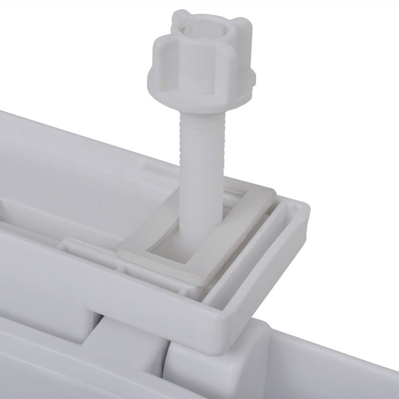 Bosarge Soft-close Toilet Seat White Bathroom Furniture Accessory, Square