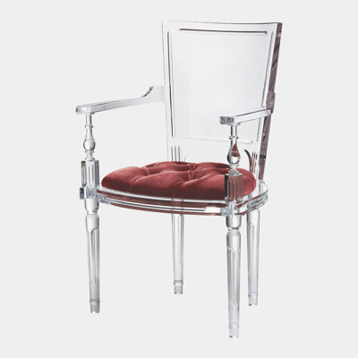 Fauteuil en acrylique Marilyn - poivre rouge