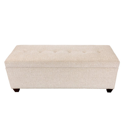 Sahil Polyester Blend Upholstered Storage Bench